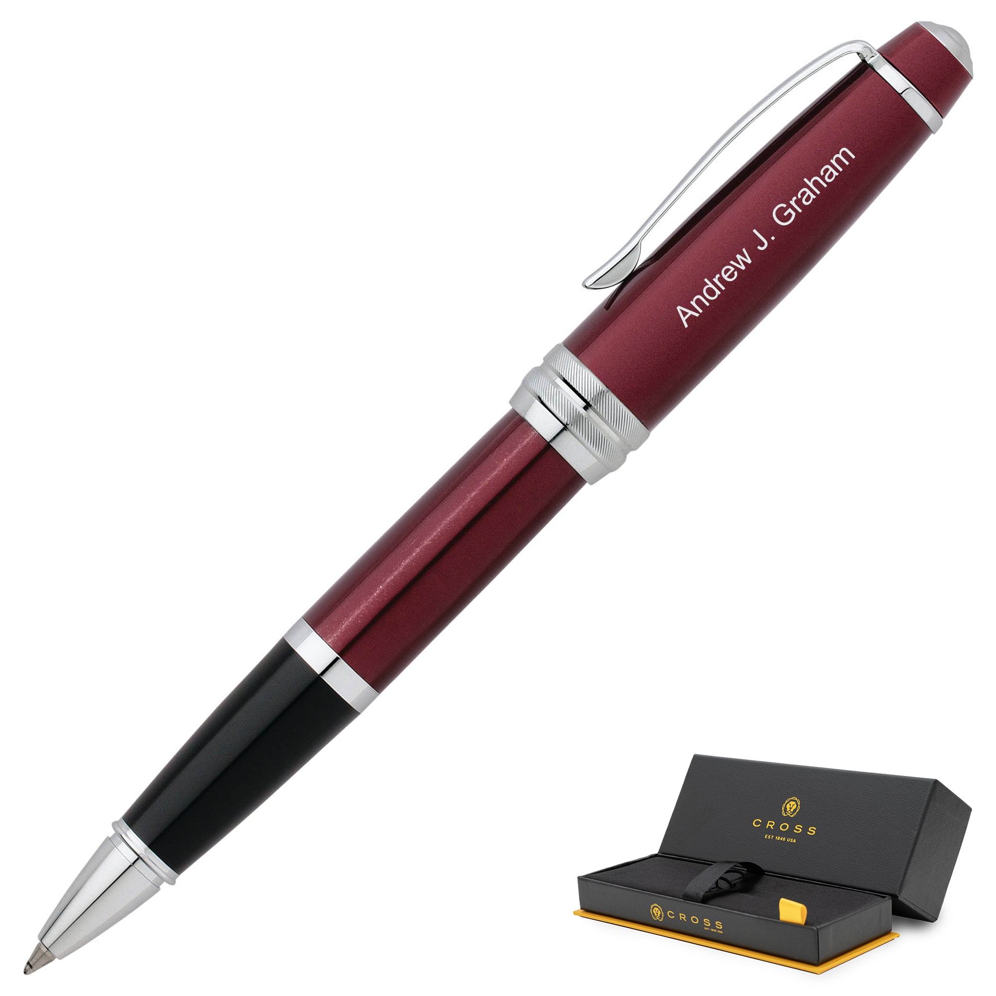 Cross Bailey Red Lacquer Selectip Rollerball Pen